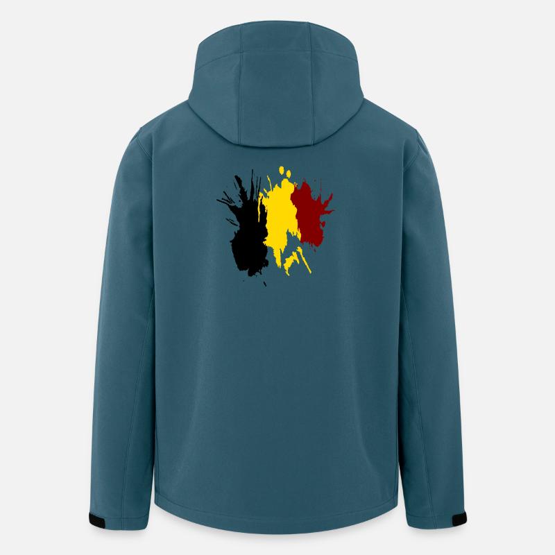 Belgien Pepigo - Recycelte Männer Softshell-Jacke von Stanley/Stella - Dunkles Petrol