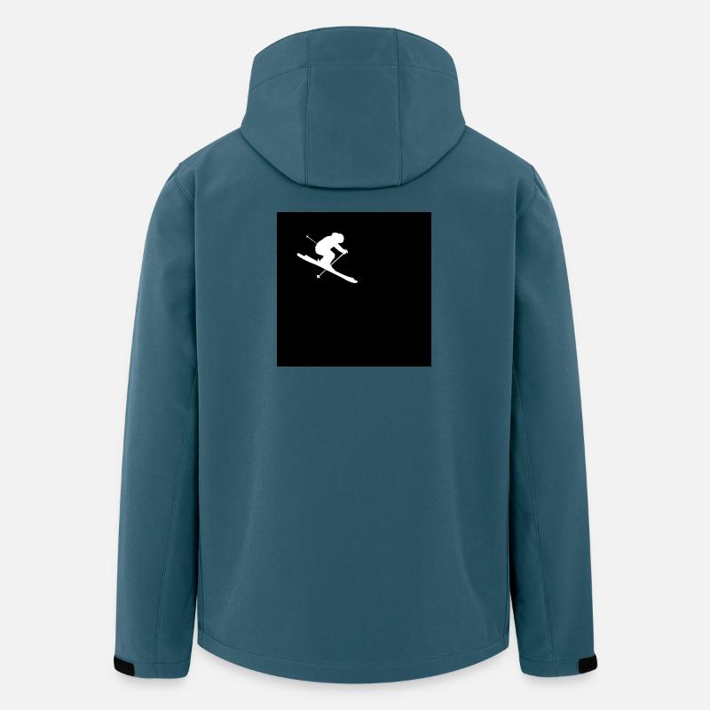 Ski - Recycelte Männer Softshell-Jacke von Stanley/Stella - Dunkles Petrol