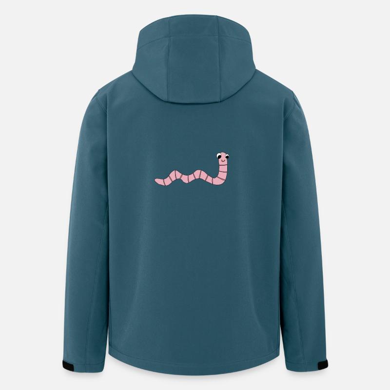 Regenwurm *** blanko - Recycelte Männer Softshell-Jacke von Stanley/Stella - Dunkles Petrol