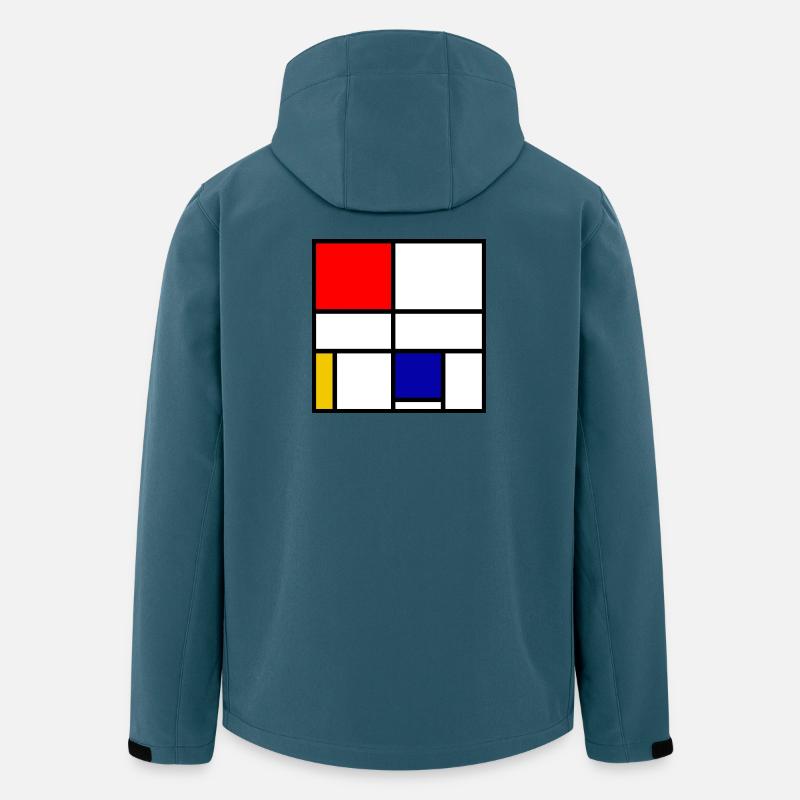 Mondrian 3 - Giacca softshell riciclata Uomo Stanley/Stella Discoverer - petrolio scuro