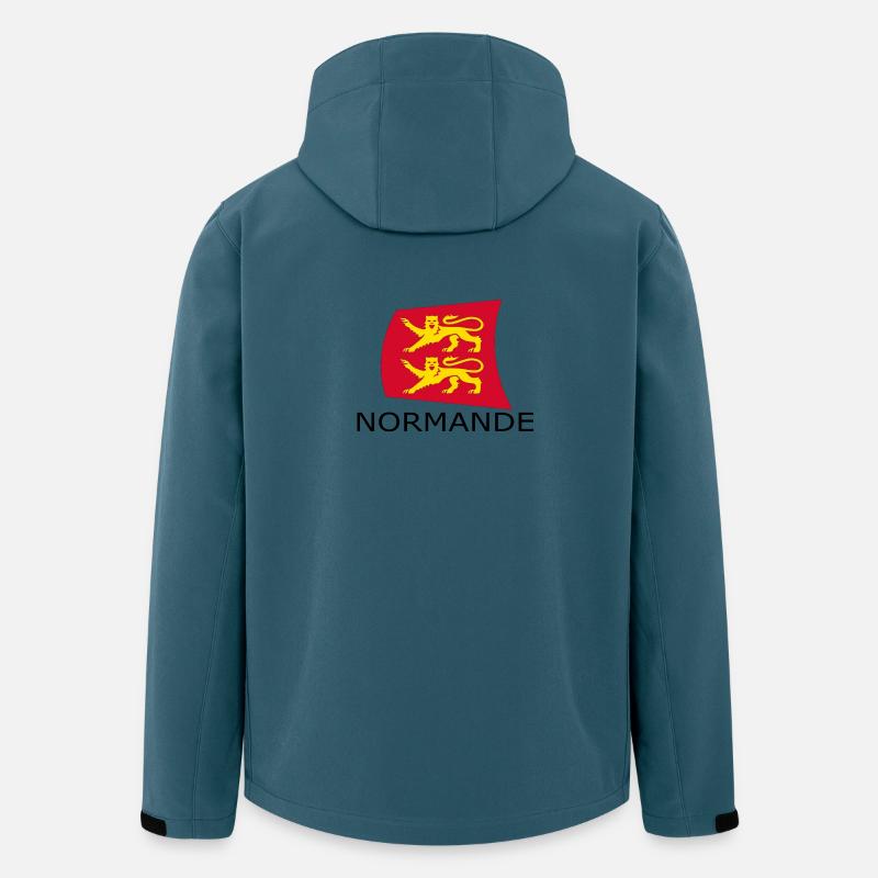 NORMANNISCH - Recycelte Männer Softshell-Jacke von Stanley/Stella - Dunkles Petrol