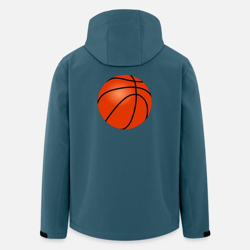 Basketball - Recycelte Männer Softshell-Jacke von Stanley/Stella - Dunkles Petrol
