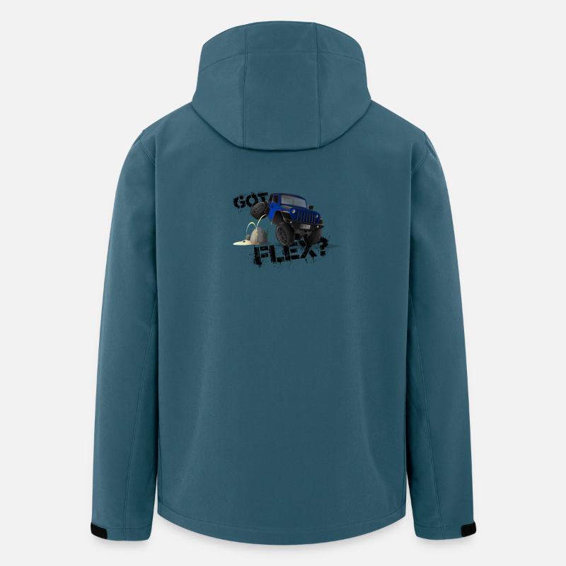 GOT FLEX? - OFFROADER Crawler - Blau - Recycelte Männer Softshell-Jacke von Stanley/Stella - Dunkles Petrol