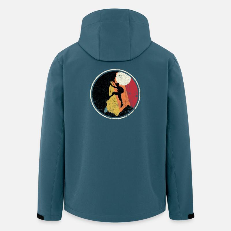 Sunset Summit Climber - Recycelte Männer Softshell-Jacke von Stanley/Stella - Dunkles Petrol