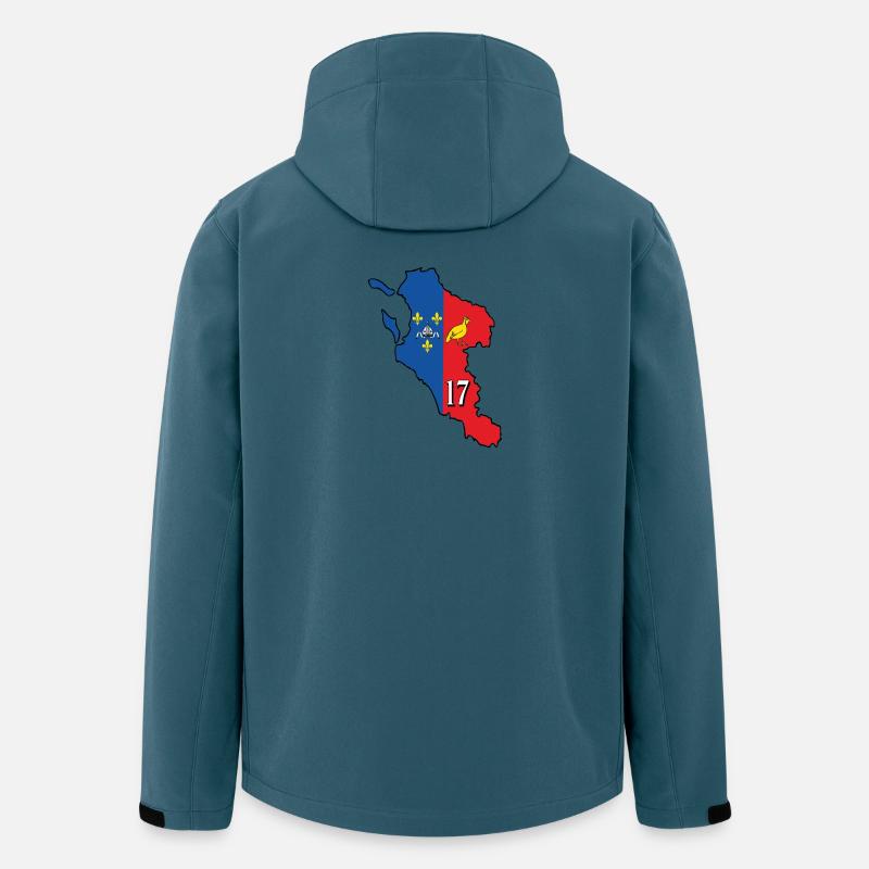 Charente-Maritime - Recycelte Männer Softshell-Jacke von Stanley/Stella - Dunkles Petrol