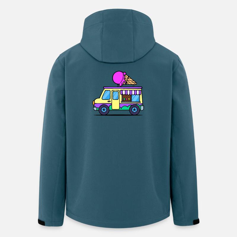 Kids Eiscreme - Recycelte Männer Softshell-Jacke von Stanley/Stella - Dunkles Petrol