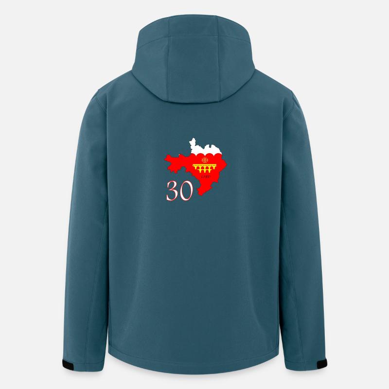 Gard - Recycelte Männer Softshell-Jacke von Stanley/Stella - Dunkles Petrol