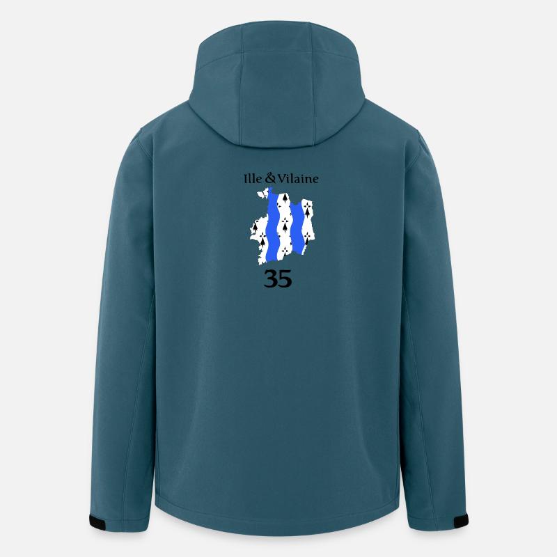 Ille und böse - Recycelte Männer Softshell-Jacke von Stanley/Stella - Dunkles Petrol