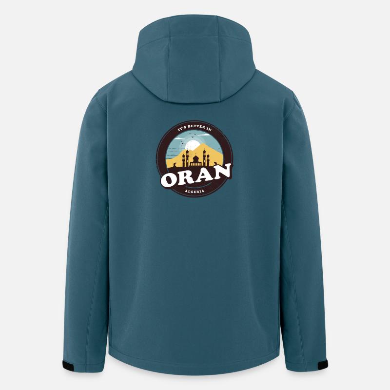 Oran Algerien Moschee Design - Recycelte Männer Softshell-Jacke von Stanley/Stella - Dunkles Petrol