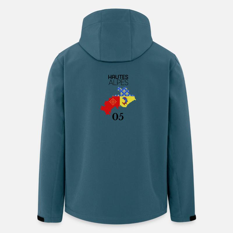 Hautes-Alpes - Recycelte Männer Softshell-Jacke von Stanley/Stella - Dunkles Petrol