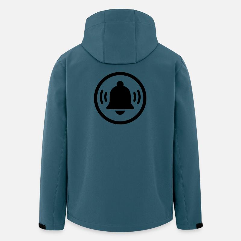 Klingelnde Alarmglocke - Recycelte Männer Softshell-Jacke von Stanley/Stella - Dunkles Petrol