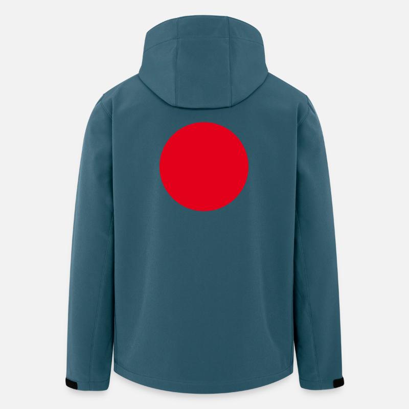 Roter Kreis - Recycelte Männer Softshell-Jacke von Stanley/Stella - Dunkles Petrol