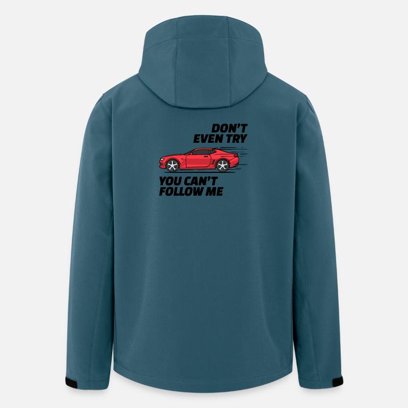Rennauto Auto Statement Autofahren Autofahrer - Recycelte Männer Softshell-Jacke von Stanley/Stella - Dunkles Petrol
