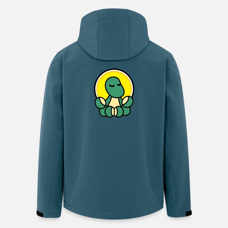 Dolly Zen - Recycelte Männer Softshell-Jacke von Stanley/Stella - Dunkles Petrol