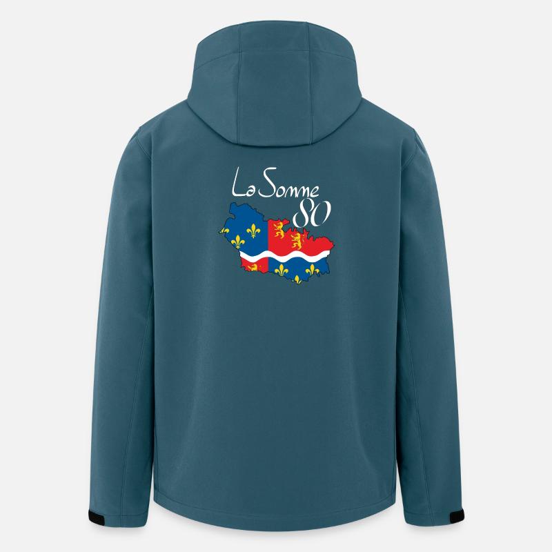 die Summe - Recycelte Männer Softshell-Jacke von Stanley/Stella - Dunkles Petrol