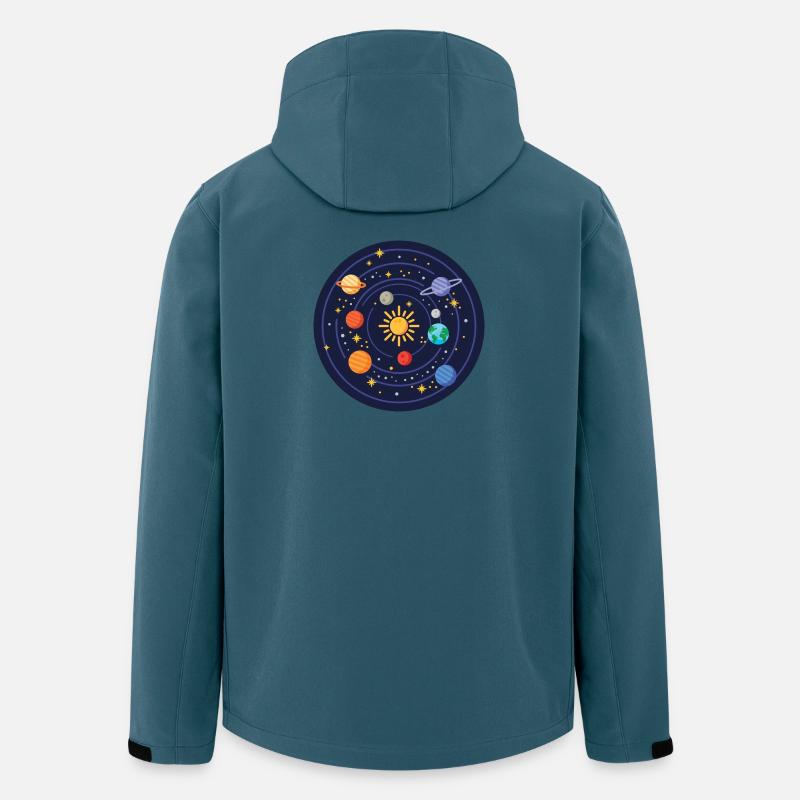 Solar System - Men’s Recycled Softshell Jacket by Stanley/Stella - stargazer
