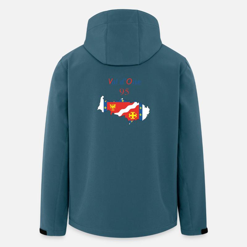 Val d'oise - Recycelte Männer Softshell-Jacke von Stanley/Stella - Dunkles Petrol