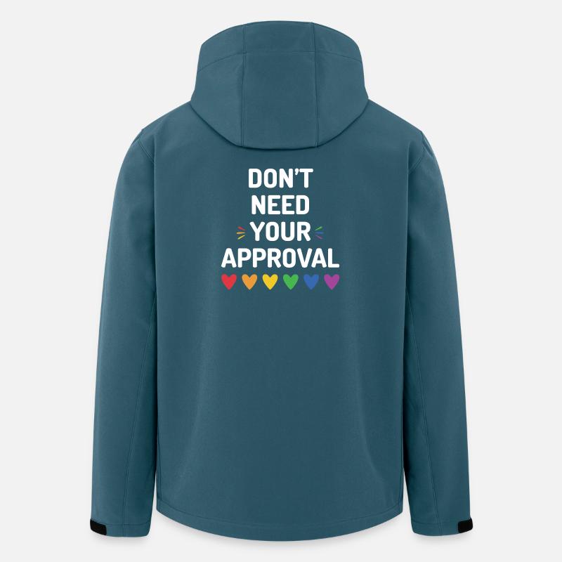 Don’t Need Your Approval - Men’s Recycled Softshell Jacket by Stanley/Stella - stargazer