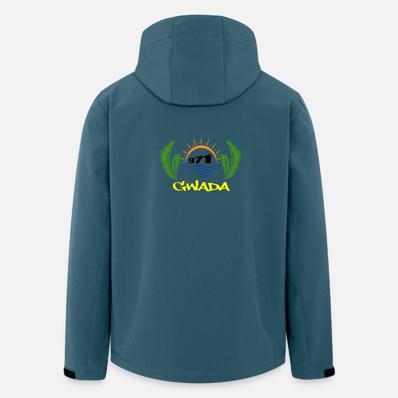 Guadeloupe - Recycelte Männer Softshell-Jacke von Stanley/Stella - Dunkles Petrol