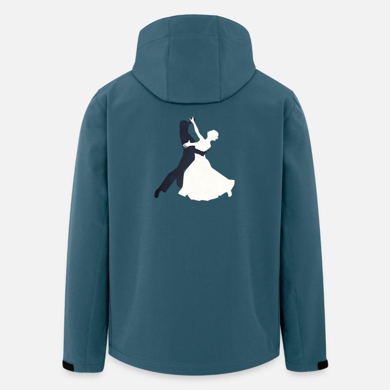 Elegant Waltz Dance Motif - Men’s Recycled Softshell Jacket by Stanley/Stella - stargazer