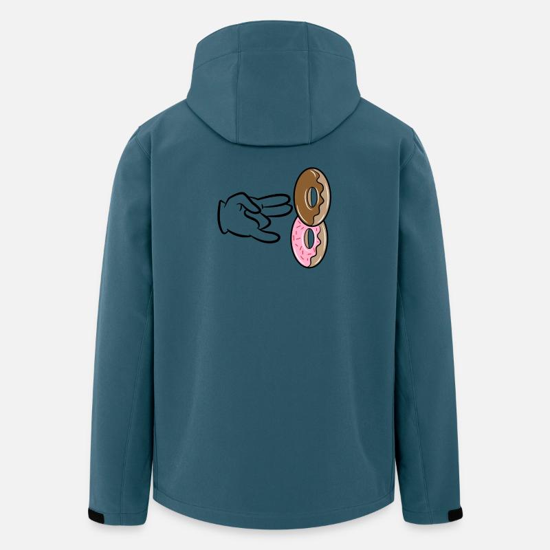 Dessert Bonbons Snacking Beignet Snacking - Veste softshell homme en polyester recyclé Stanley/Stella - bleu pétrole foncé