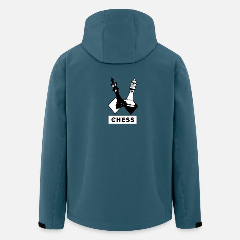 Schach - Recycelte Männer Softshell-Jacke von Stanley/Stella - Dunkles Petrol