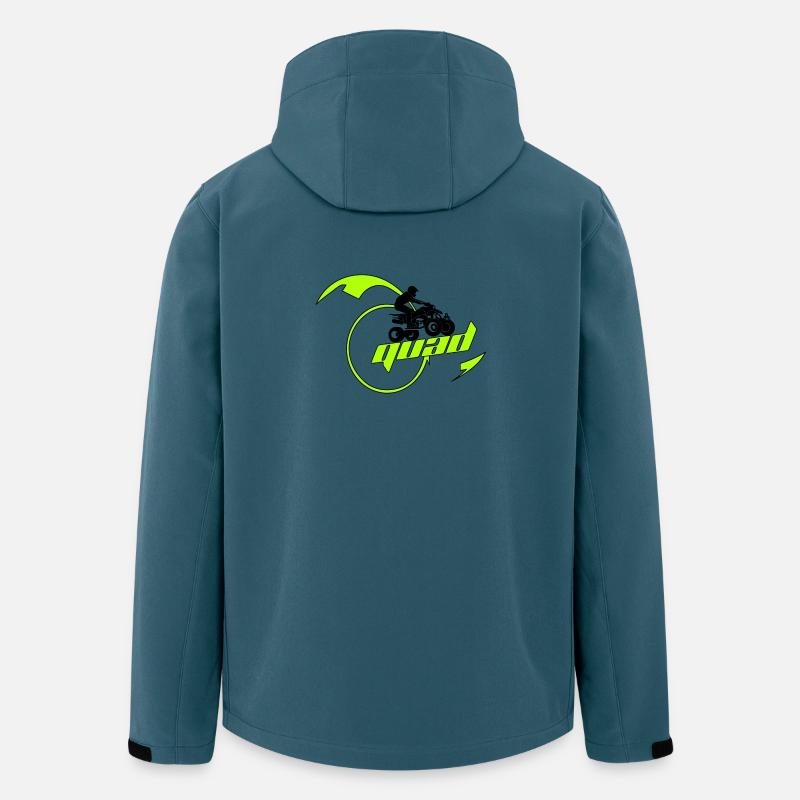 Quad - Recycelte Männer Softshell-Jacke Discoverer von Stanley/Stella - Dunkles Petrol