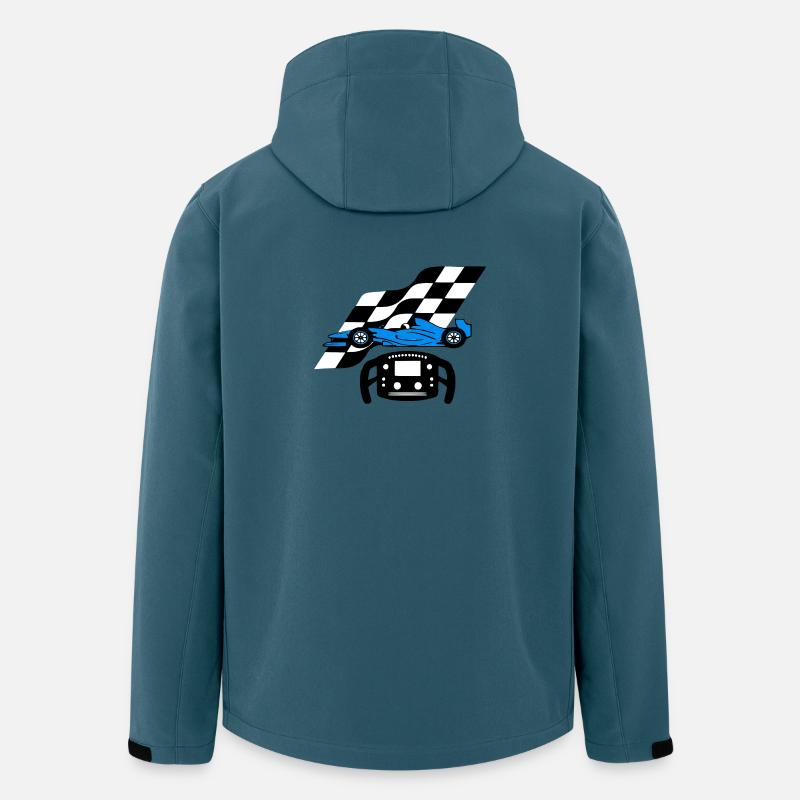 Formule un - Recycelte Männer Softshell-Jacke von Stanley/Stella - Dunkles Petrol