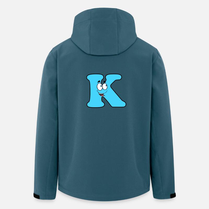 K - Recycelte Männer Softshell-Jacke von Stanley/Stella - Dunkles Petrol