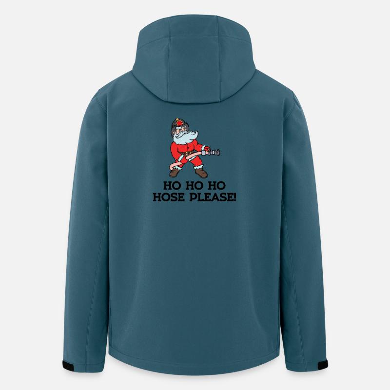 Berufsfeuerwehr Statement Freiwillige Feuerwehr - Recycelte Männer Softshell-Jacke von Stanley/Stella - Dunkles Petrol