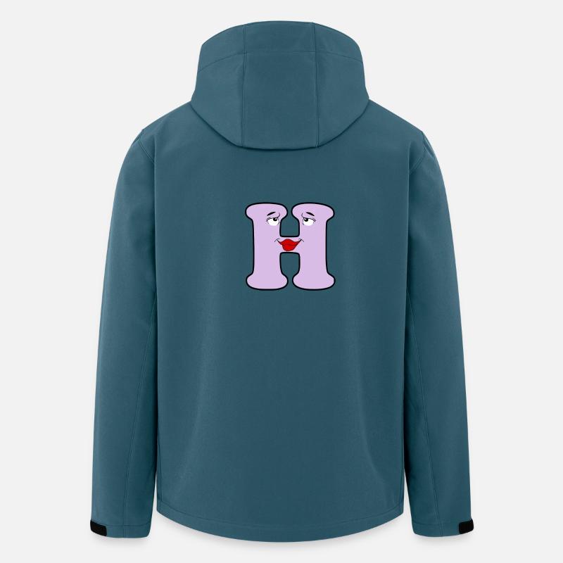 H - Recycelte Männer Softshell-Jacke von Stanley/Stella - Dunkles Petrol