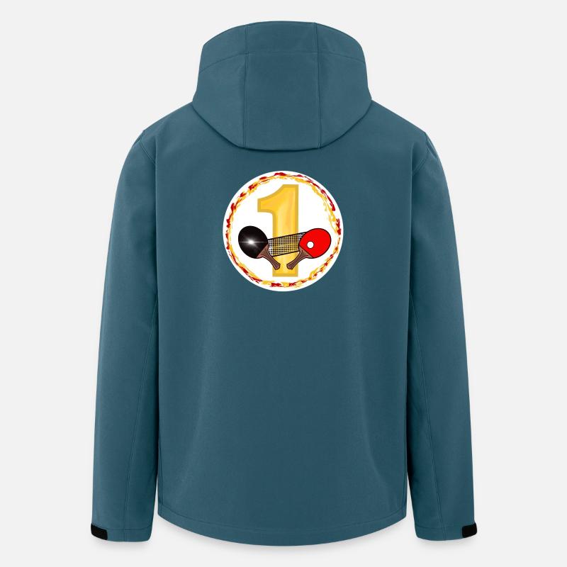 Table Tennis Birthday Design - Men’s Recycled Softshell Jacket by Stanley/Stella - stargazer