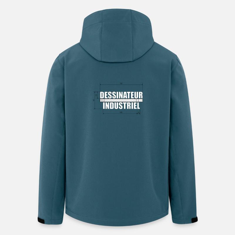 draughtsman - Men’s Recycled Softshell Jacket by Stanley/Stella - stargazer