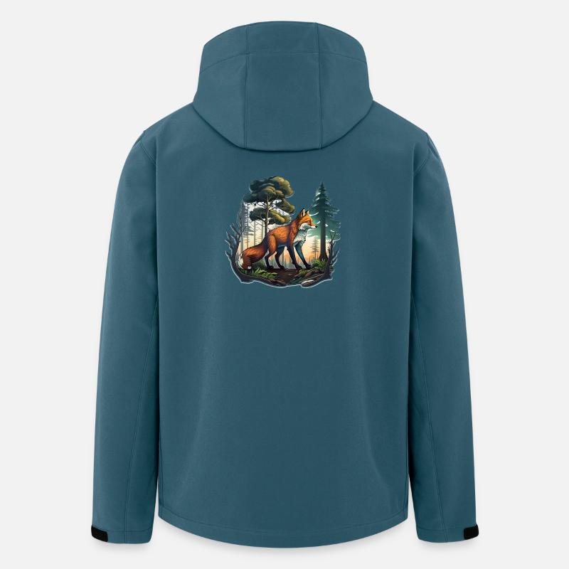 Fox in the forest - Men’s Recycled Softshell Jacket by Stanley/Stella - stargazer