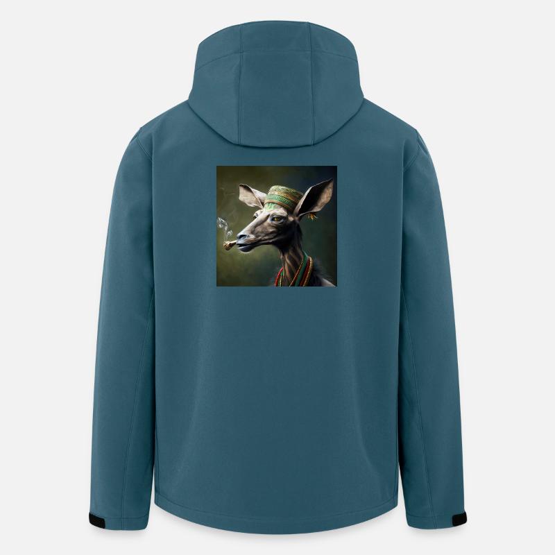 Cannabiche 04 ohne Typografie - Recycelte Männer Softshell-Jacke von Stanley/Stella - Dunkles Petrol