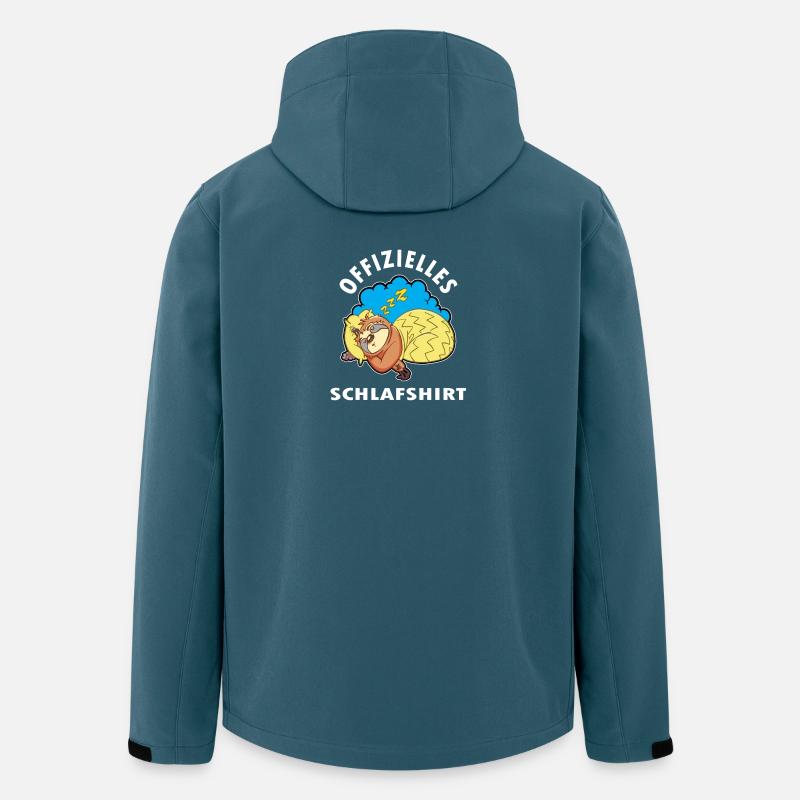 Offizielles Schlafshirt Faultier - Recycelte Männer Softshell-Jacke von Stanley/Stella - Dunkles Petrol