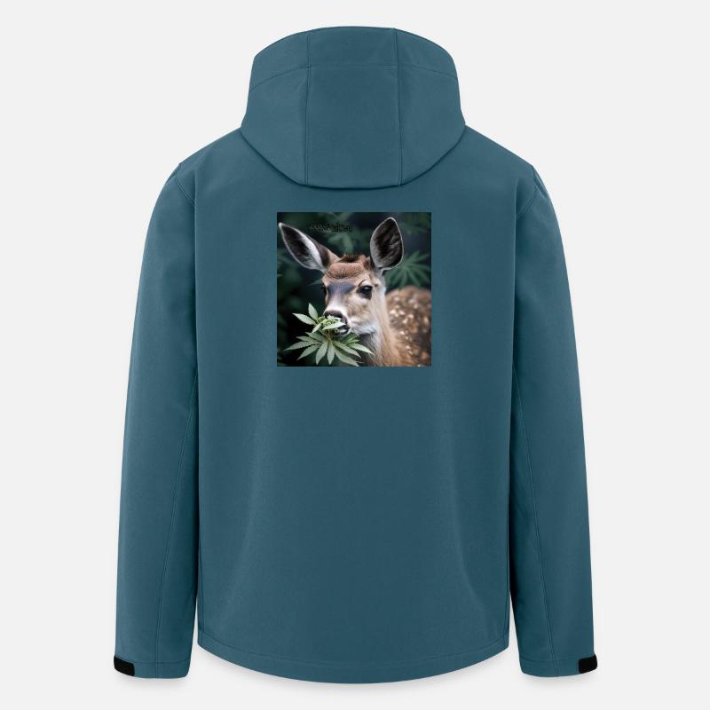 Cannabiche 07 mit Tippfehler - Recycelte Männer Softshell-Jacke von Stanley/Stella - Dunkles Petrol