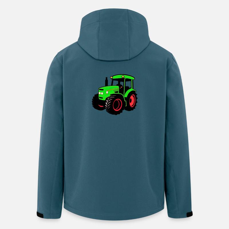 Traktor - Recycelte Männer Softshell-Jacke von Stanley/Stella - Dunkles Petrol