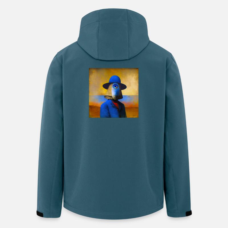 Surreal 01 - Recycelte Männer Softshell-Jacke von Stanley/Stella - Dunkles Petrol