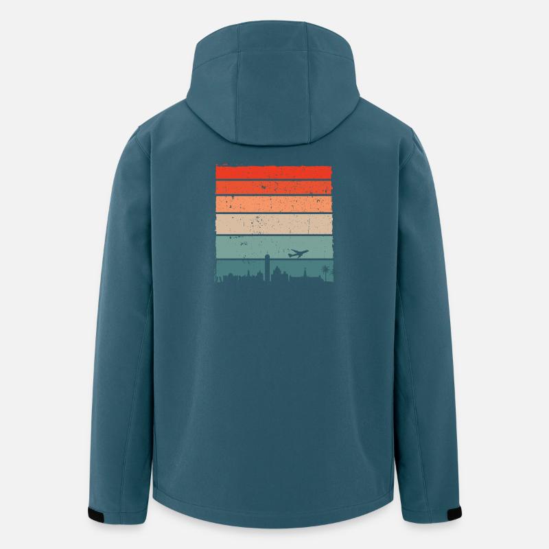 Sunset Skyline Bird Silhouette - Men’s Recycled Softshell Jacket by Stanley/Stella - stargazer