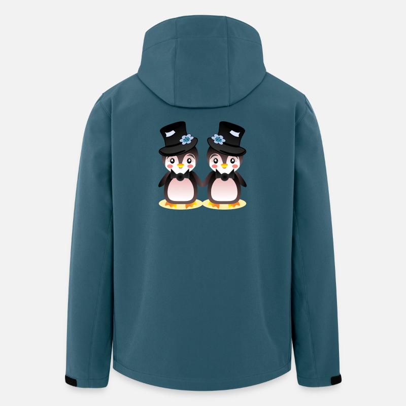 LGBTQIA+ PRIDE - BRÄUTIGAM - Recycelte Männer Softshell-Jacke von Stanley/Stella - Dunkles Petrol