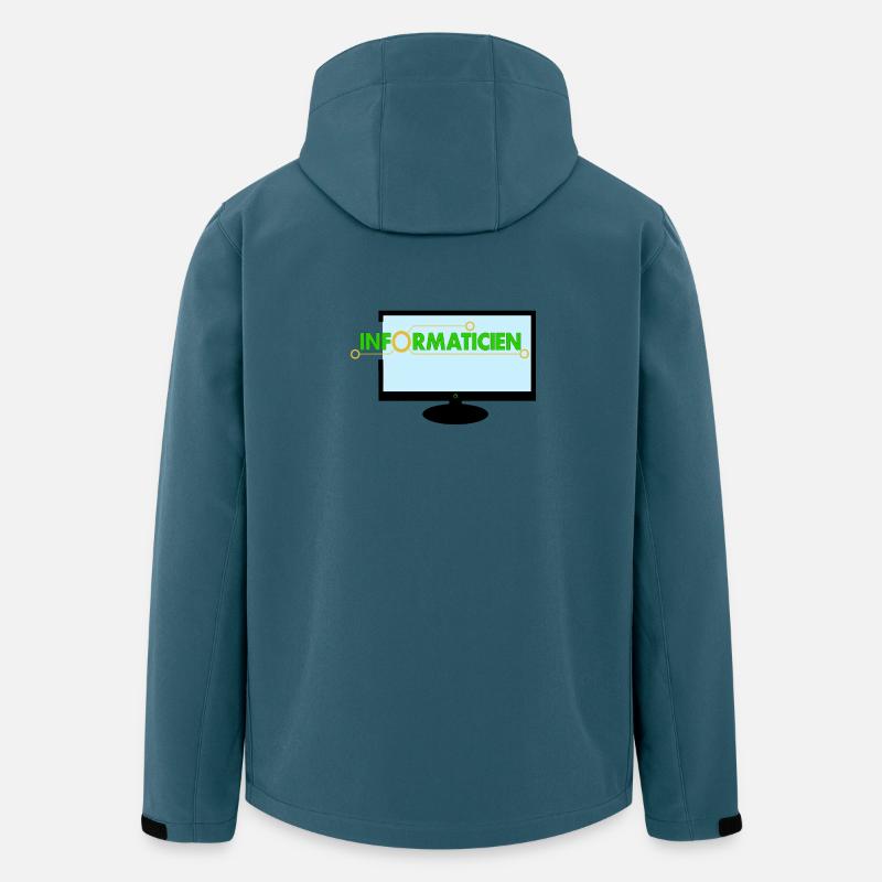 Informatiker - Recycelte Männer Softshell-Jacke von Stanley/Stella - Dunkles Petrol