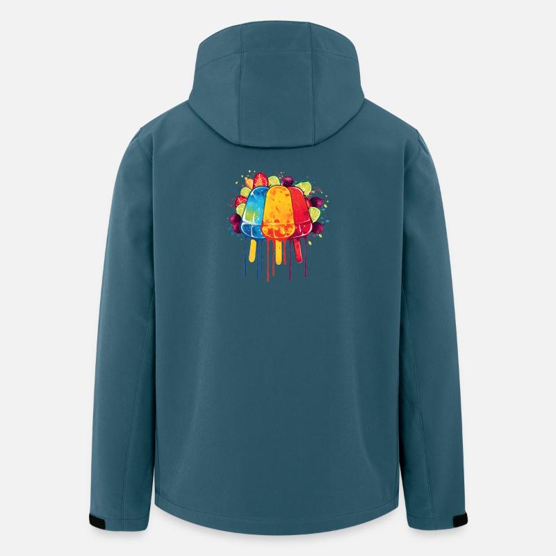Eis am Stiel - Recycelte Männer Softshell-Jacke von Stanley/Stella - Dunkles Petrol