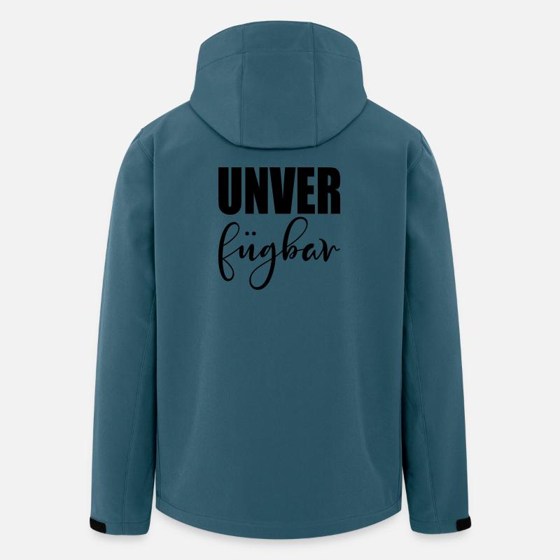 SCHRIFTZUG UNVERFÜGBAR - STATUS - Recycelte Männer Softshell-Jacke von Stanley/Stella - Dunkles Petrol