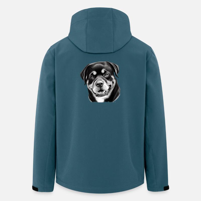 Wunderschöner Rottweiler - Recycelte Männer Softshell-Jacke von Stanley/Stella - Dunkles Petrol