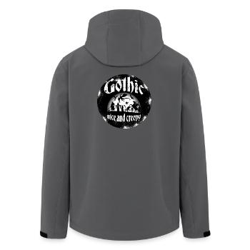 Transformez les monstres et les fantômes en amis. - Veste softshell homme en polyester recyclé Stanley/Stella - bleu pétrole foncé - Dos - AI Model Male 185 light (185cm)