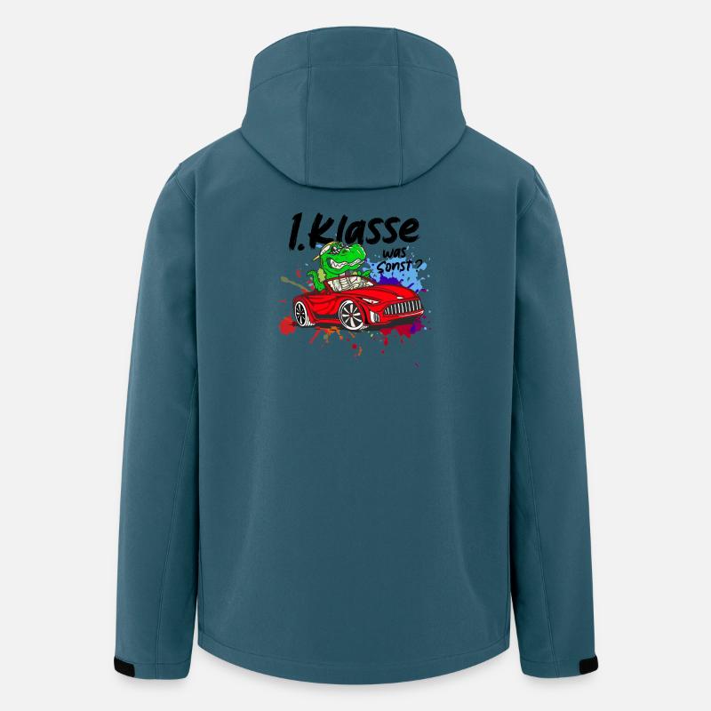 Schulkind Einschulung 2026 1. Klasse Geschenk - Recycelte Männer Softshell-Jacke von Stanley/Stella - Dunkles Petrol
