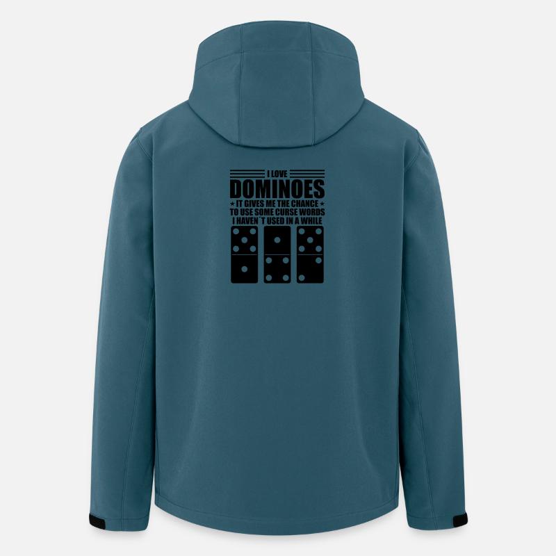 Domino Design - Recycelte Männer Softshell-Jacke von Stanley/Stella - Dunkles Petrol
