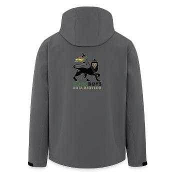 RootBoys outa Babylon - Veste softshell homme en polyester recyclé Stanley/Stella -  - Dos - AI Model Male 185 light (185cm)