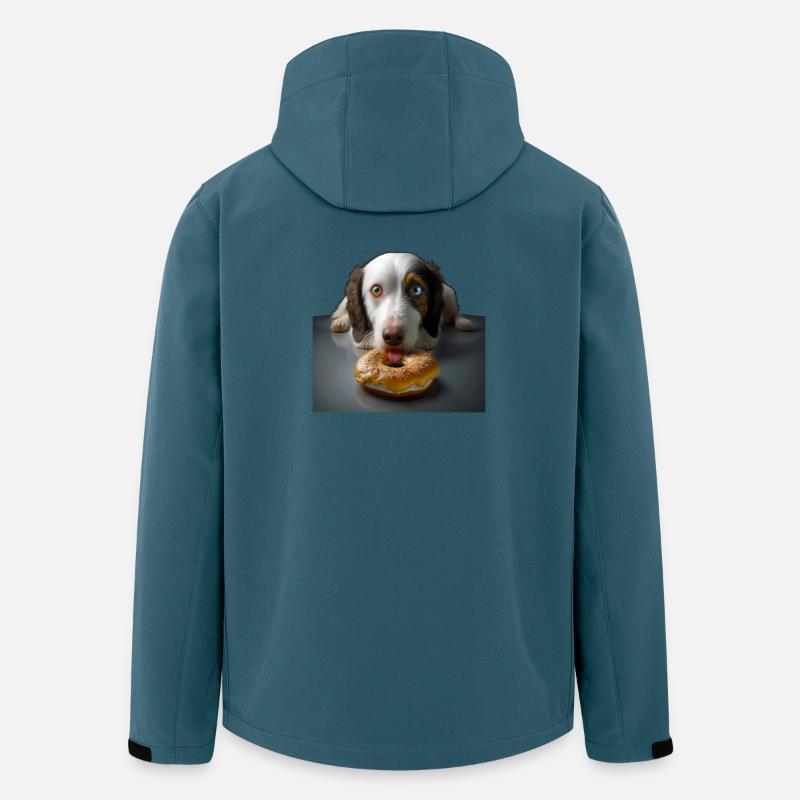 Absolut Selbstkontrollhund 01 ohne - Recycelte Männer Softshell-Jacke von Stanley/Stella - Dunkles Petrol